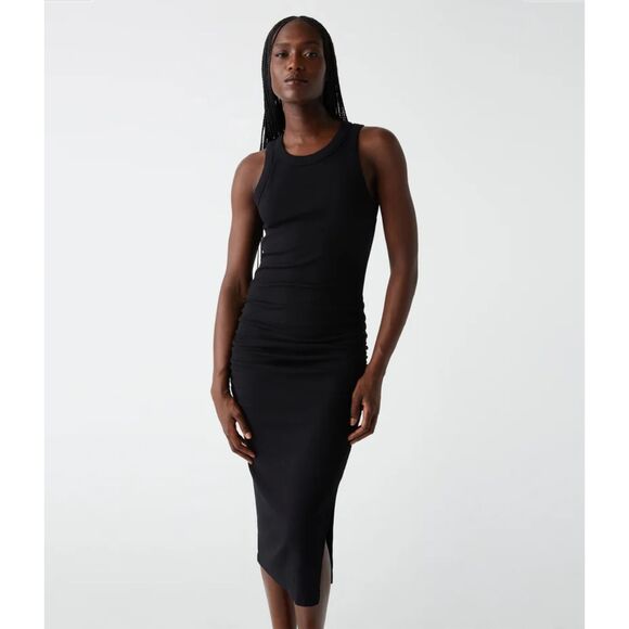 Michael‎ Stars Wren Ribbed Midi Dress - Picture 1 of 6